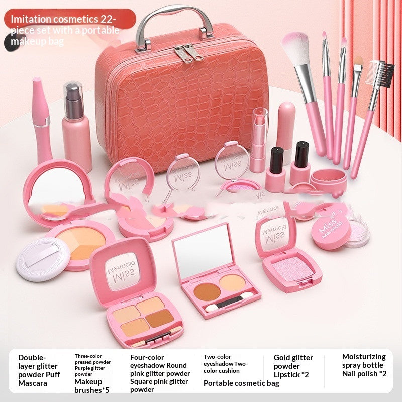 Imitation Jewelry Vanity Sets Girls' Makeup Princess-themed Bags Playhouse Sets