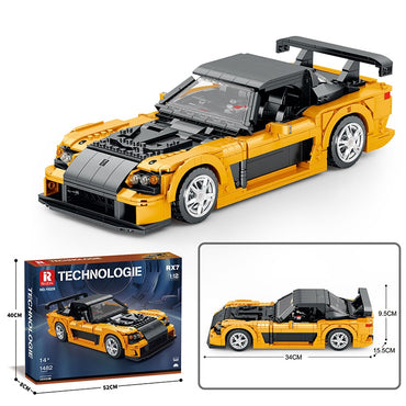 Reobrix11029 Super Running RX7 Racing Building Blocks Model