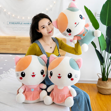 Cute Cat Doll Plush Toy Cat Small Scratching Machine Cloth Doll