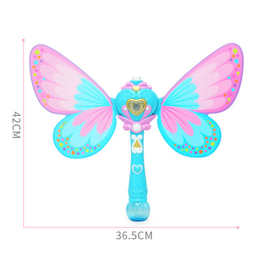 New Automatic Fairy Magic Bubble Wand Electric Bubble Machine Girl Blowing Bubble Artifact Toy