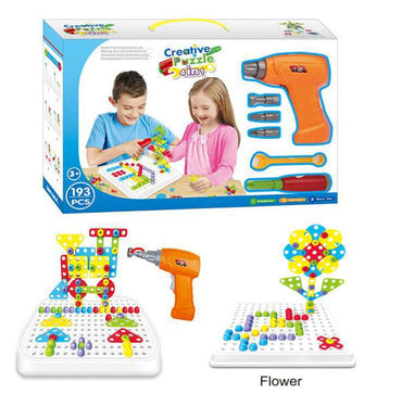 DIY Tool Table Hands-On Screwing Toy