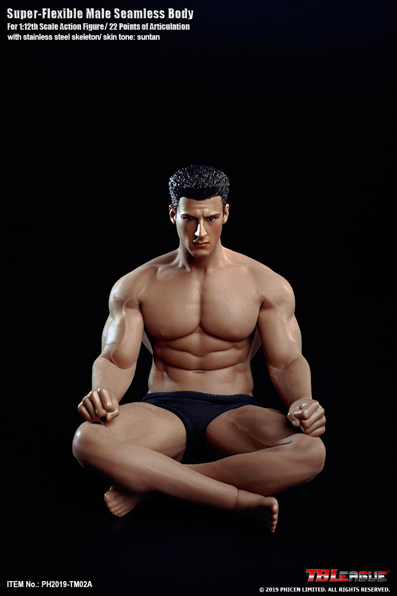 Steel Bone Rubberized Muscular Male Head Sculpture Body Figure Tm01A Tm02A