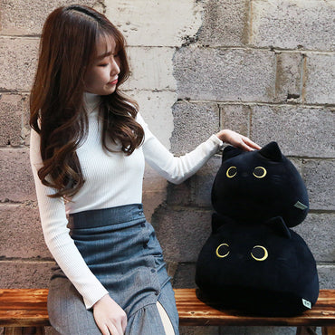 Creative Pillow Black Cat Plush Toy