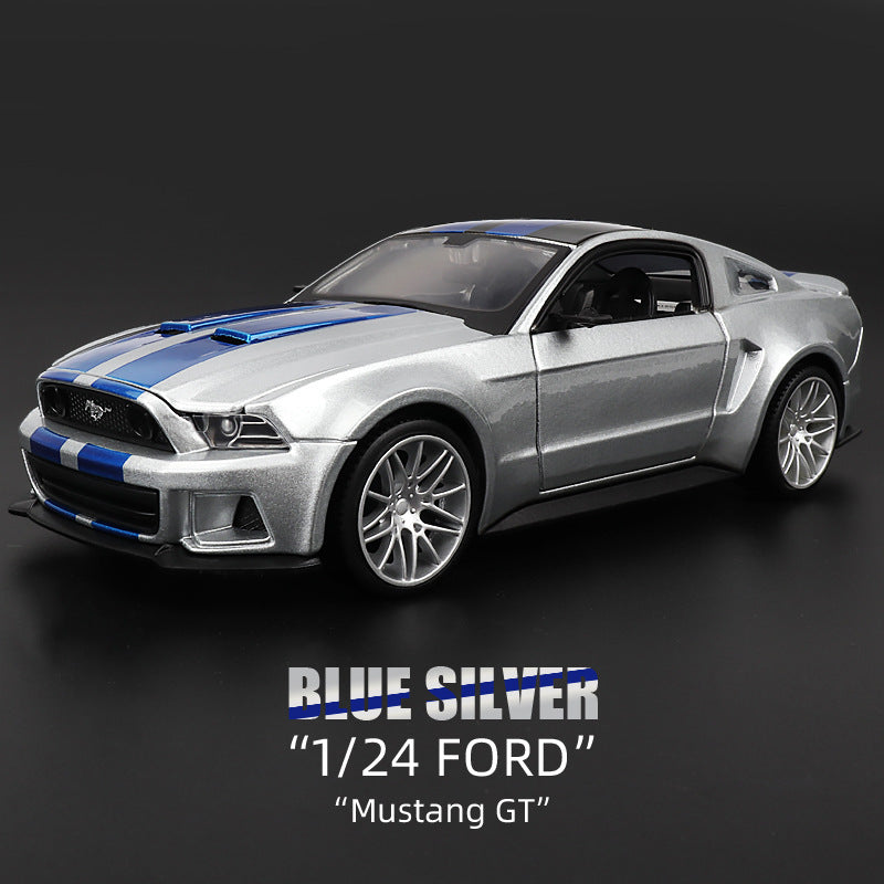 Meritor Figure Ford Mustang Gt Car Model Original Simulation Alloy Supercar Toy Car Model Decoration