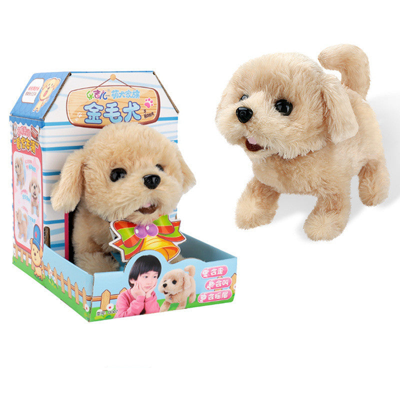 Plush puppies electric toy