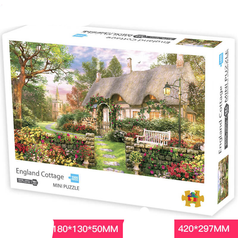 Mini 1000-Piece Jigsaw Puzzle For Adults Large-Scale Stress Relief And Intelligence