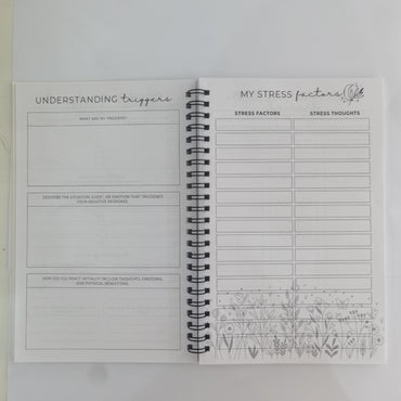 Brain Mental Health Notebook Mental Health Planning Notepad