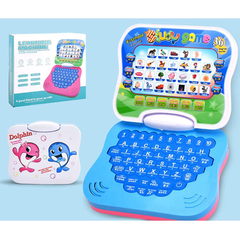 Laptop Kids Toy Learning Machine Multi-Function Educational Learning Machine Toy Plastic Tablet Pad