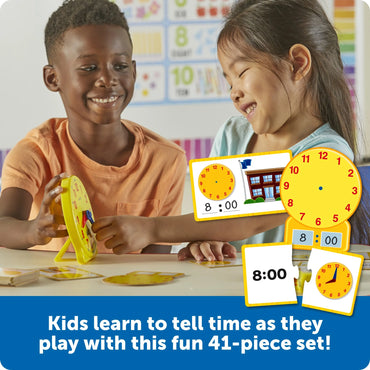 Time Activity Set Time Clock Time Cards about Time, Ages 5+