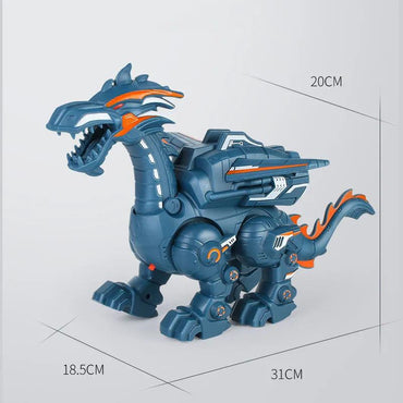 Electric Spray Mechanical Dinosaur Toy Multifunctional Sound And Light