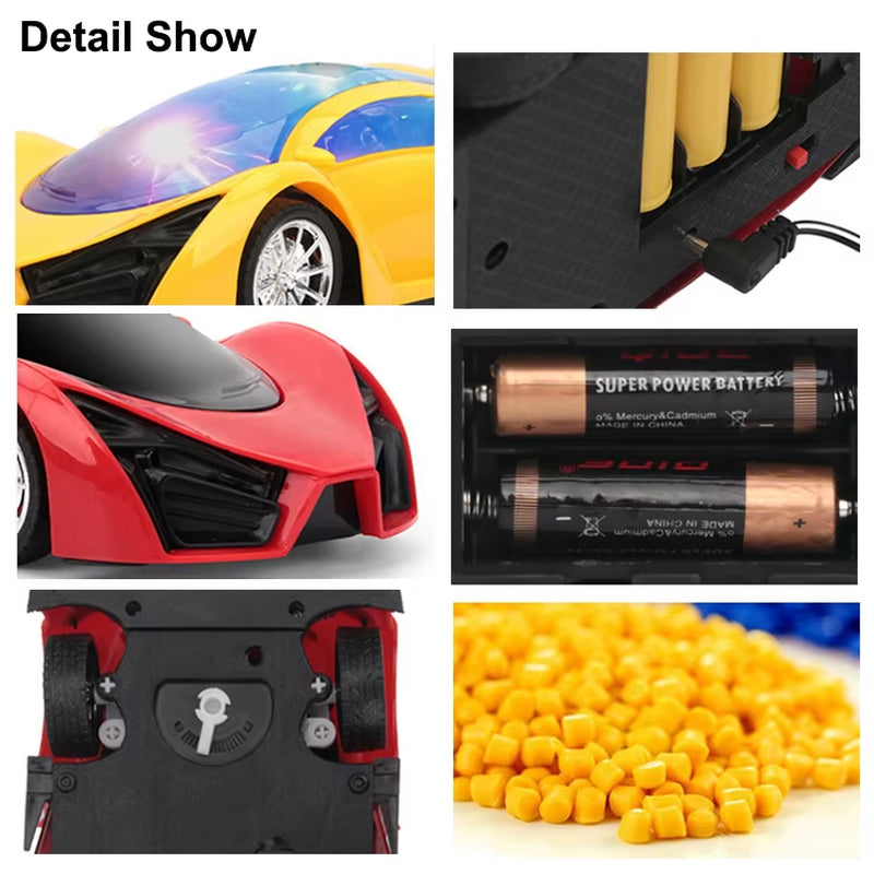 2.4Ghz 4WD Battery Operated Light Electric Car 1:16 Radio Rc Rmoet Control Car Toys for Kids