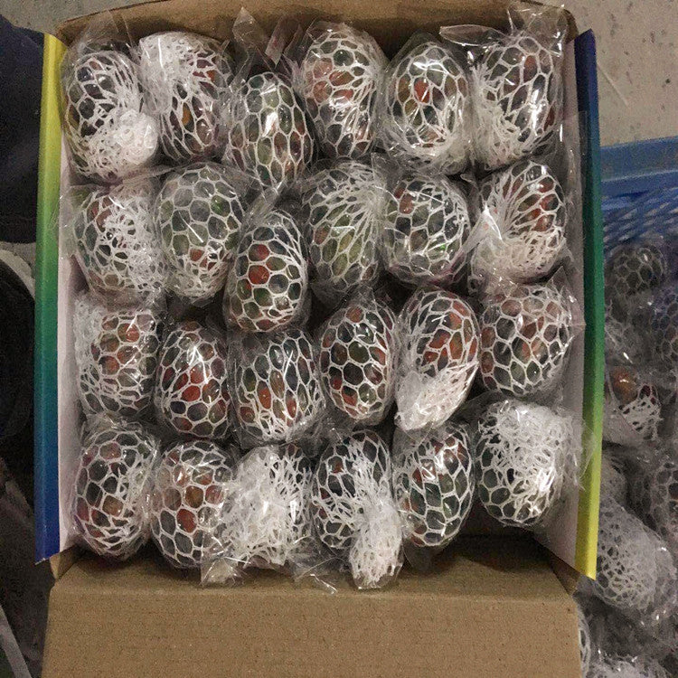 Vent Decompression Colorful Beads Grape Ball Hand Pinch Vent Ball