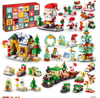 Christmas Blind Box Poking Hole Music Children Assembling