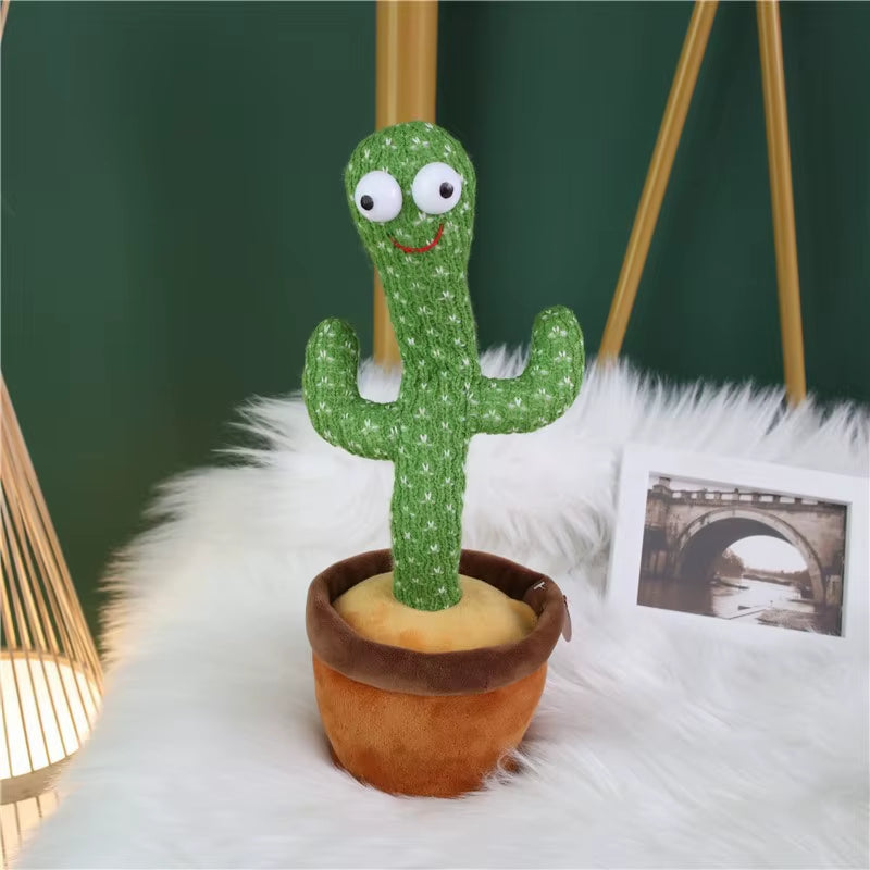 Hot Electric Cactus Singing and Dancing Plush Toy