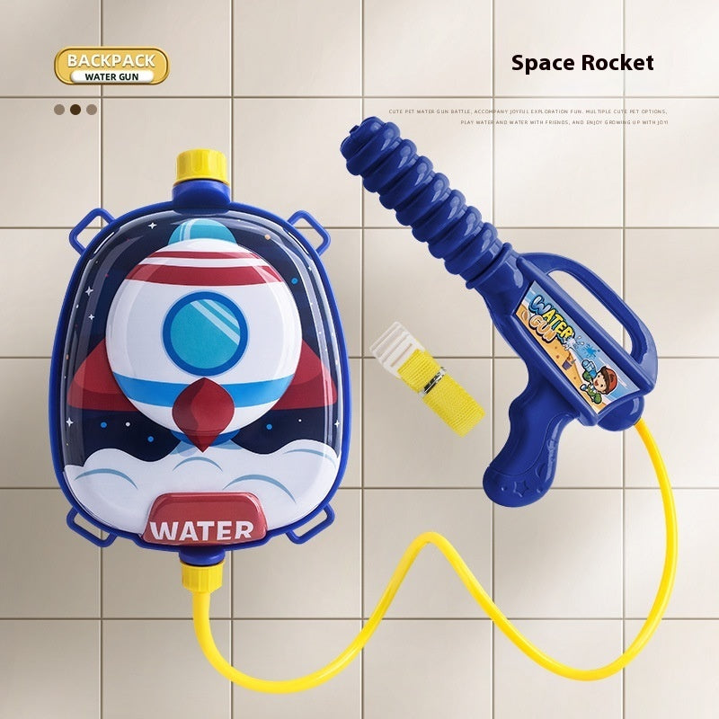Children's Backpack Water Gun Large Capacity Beach Toys - LJ Enterprise