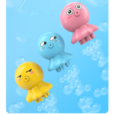 Children's Outdoor Park Electric Octopus Bubble Machine