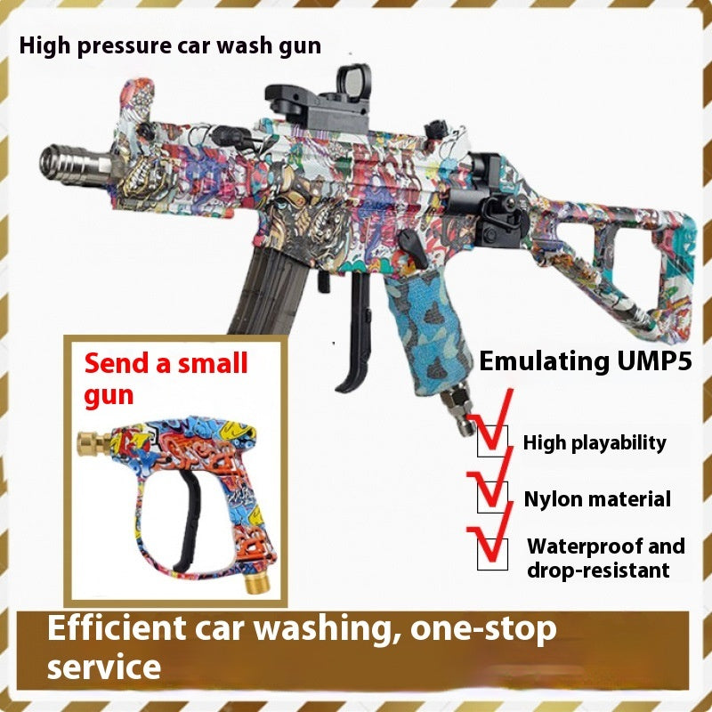 Internet Celebrity Simulation Car Wash High Pressure Water Gun UMP45 Universal For Merchants - LJ Enterprise