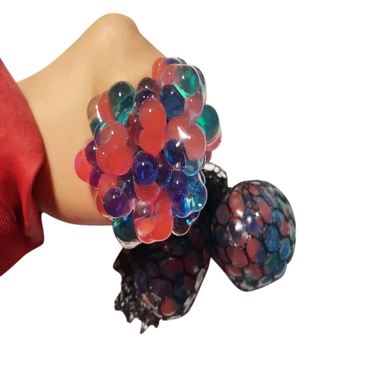 Vent Decompression Colorful Beads Grape Ball Hand Pinch Vent Ball
