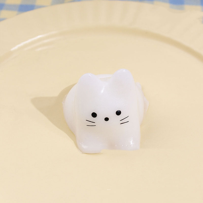 Super Cute Cat Custard Pinch Good-looking Bouncy Slow Rebound Healing Decompression Children's Toy