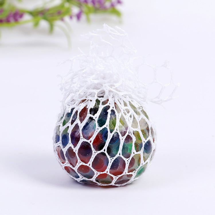 Vent Decompression Colorful Beads Grape Ball Hand Pinch Vent Ball