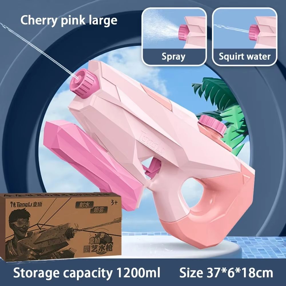 Children's Water Gun - High-Pressure Pull-Back Water Pistol - LJ Enterprise