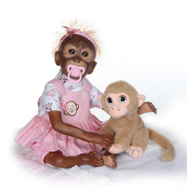 Fashion Toys New Cute Twin Monkey Dolls