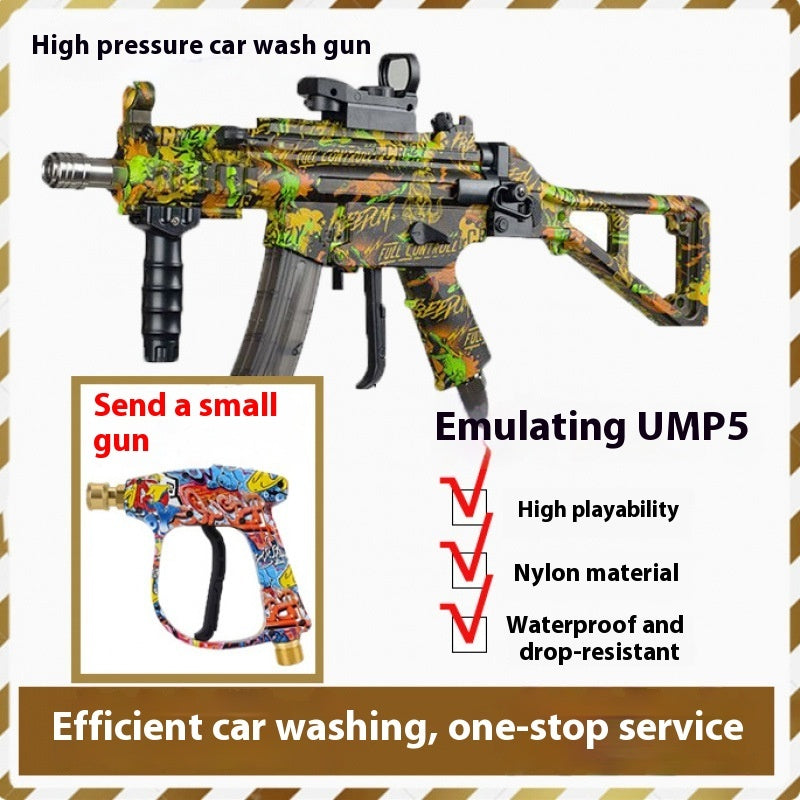 Internet Celebrity Simulation Car Wash High Pressure Water Gun UMP45 Universal For Merchants - LJ Enterprise