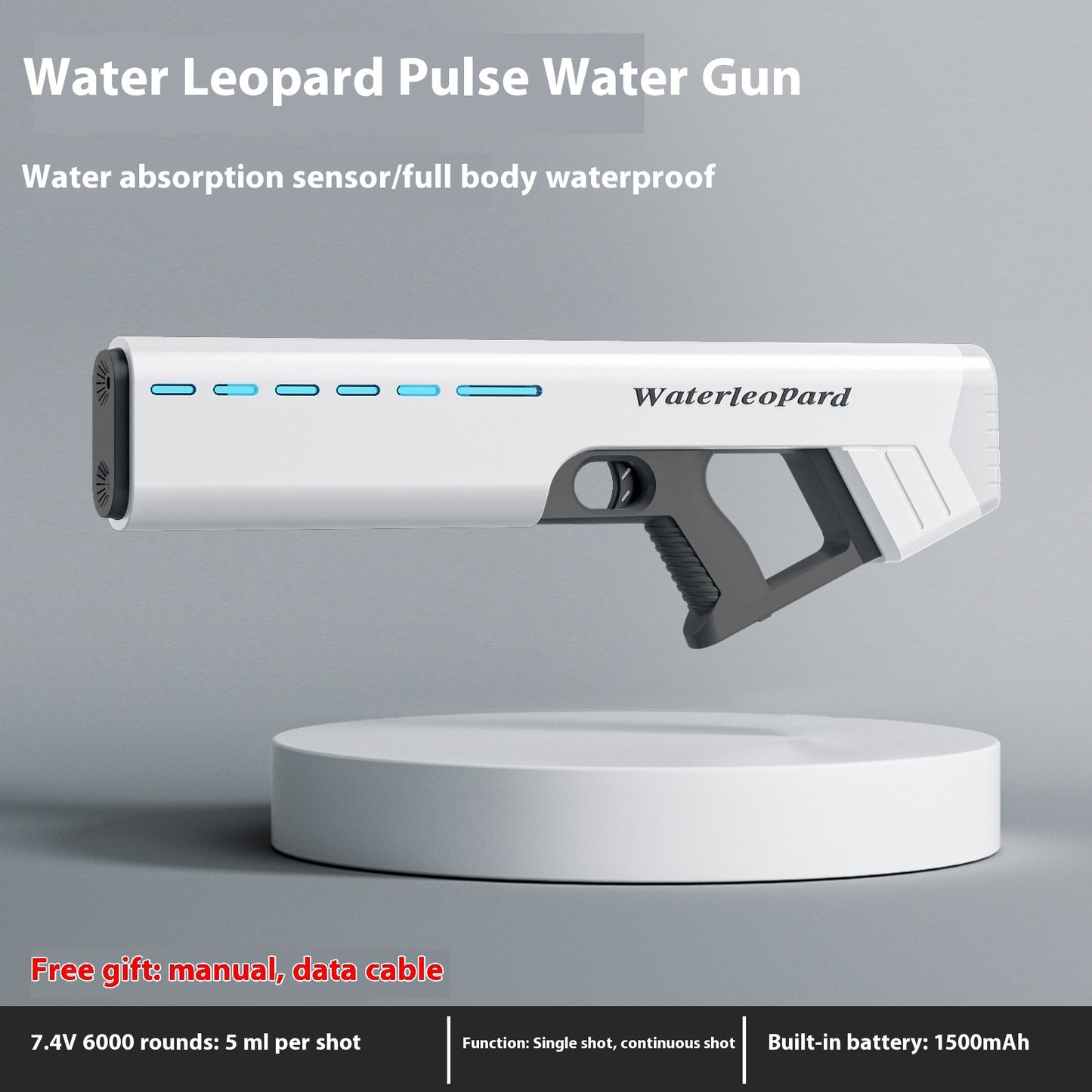 Electric Continuous Hair Cool Light Automatic Induction Water Gun - LJ Enterprise