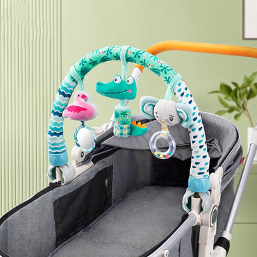 Baby Hanging Bed Bell Rattle Newborn Children's Bed Clip Car Clip Ornaments Baby Comfort Toy