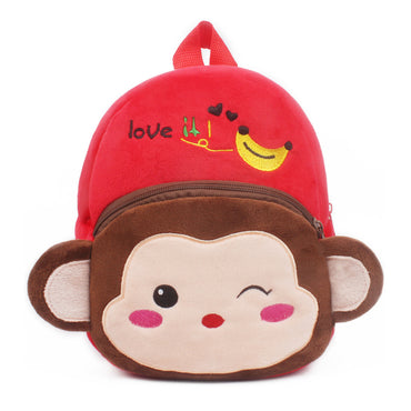 Lovable 1-2 year old small books to prevent loss of cartoon Plush bag baby traction rope one piece