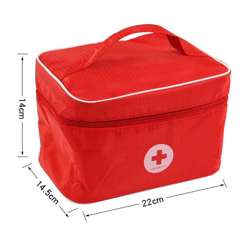 Toys for Children Girl Boy Kids Pretend Play Wood Doctor Toys Red Medical Kit Dentist Medicine Box Sets Cloth Bag Packing Games