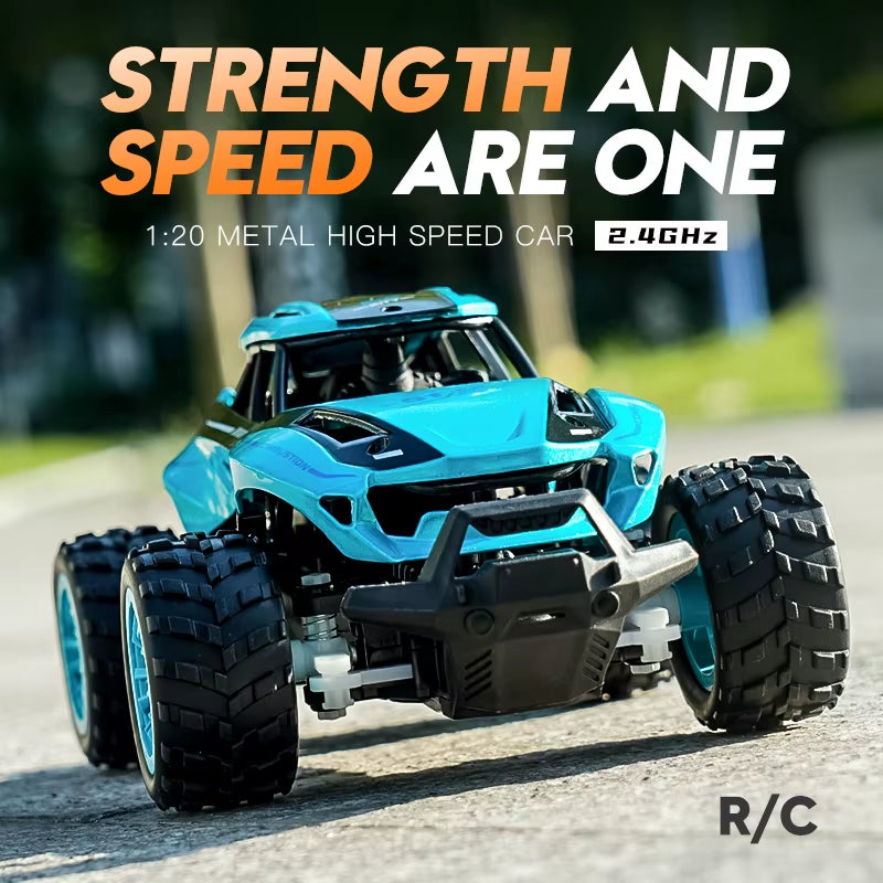 1:20 Rc Car Offroad Alloy Cross Country Electric Toys Remote Control High Speed Car Toys for Kids