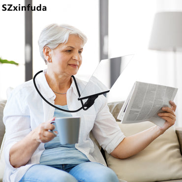 Neck-mounted Reading Magnifier For Reading Entire Pages Of Books And Newspapers3-in-1 Design