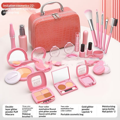 Imitation Jewelry Vanity Sets Girls' Makeup Princess-themed Bags Playhouse Sets
