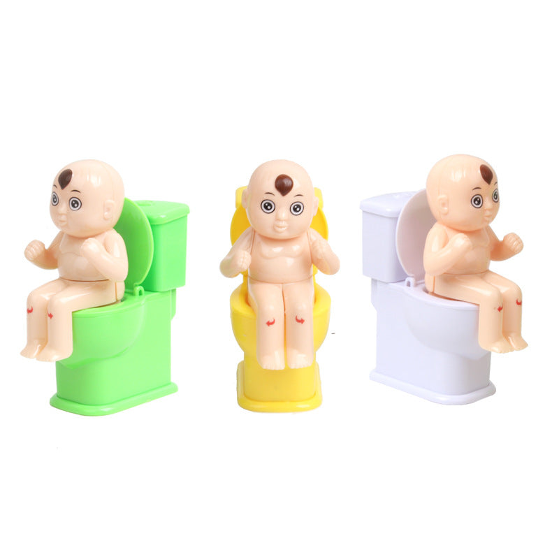 Spoof Funny Objects Small Toy Squirt Toilet For Whole Person Prank Water Gun - LJ Enterprise