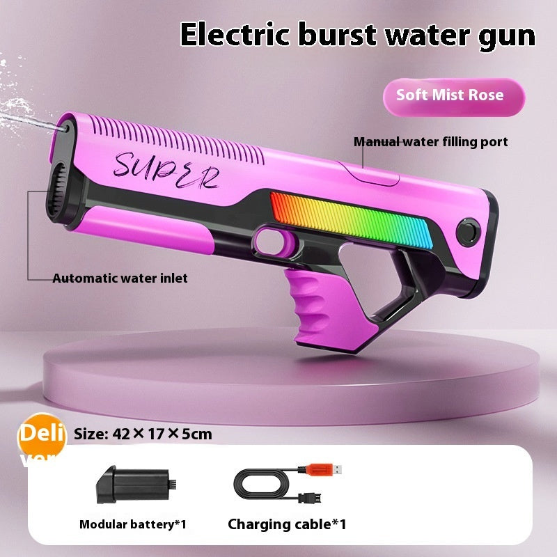 Automatic Feeding Electric Water Gun Children Playing With Water Toys - LJ Enterprise