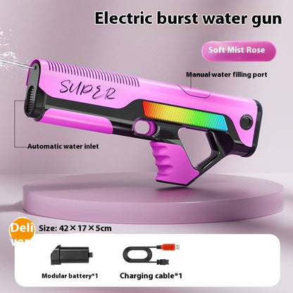 Automatic Feeding Electric Water Gun Children Playing With Water Toys - LJ Enterprise