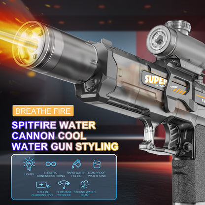 New Ice Mouse Ice Explosion Electric Water Gun Children's High-speed Continuous Hair Linkage Reloading Large Capacity Water Pistols Toy - LJ Enterprise