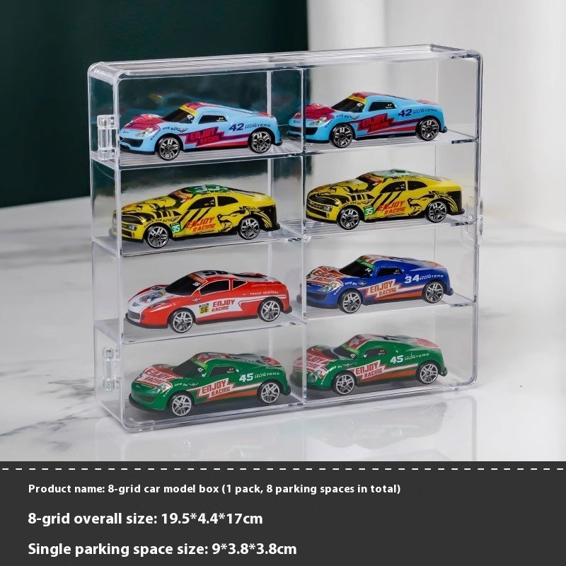 Plastic Acrylic Dustproof Toy Storage Box