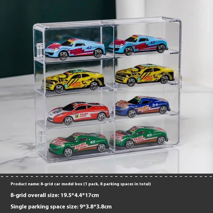 Plastic Acrylic Dustproof Toy Storage Box