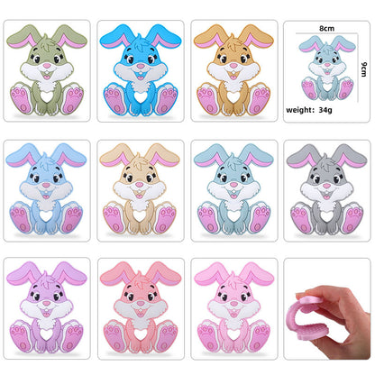 Creative DIY Baby Products Koala Panda Rabbit Silicone Toy Teether