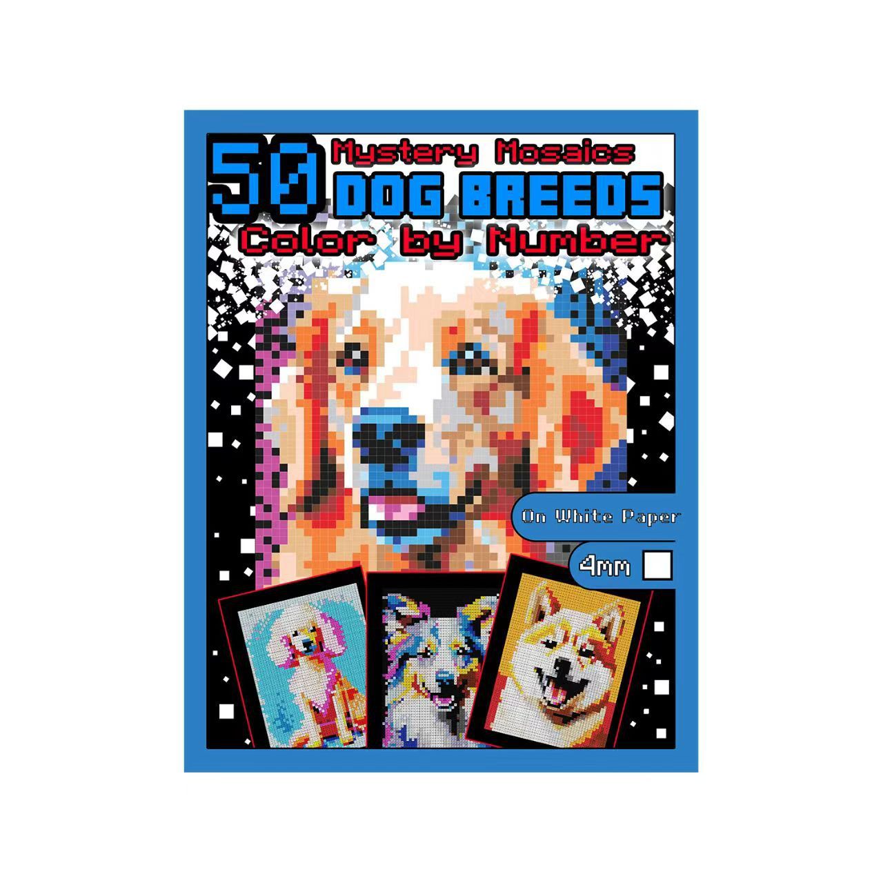 New Stress-relief Pixel Art Coloring Books In Various Styles