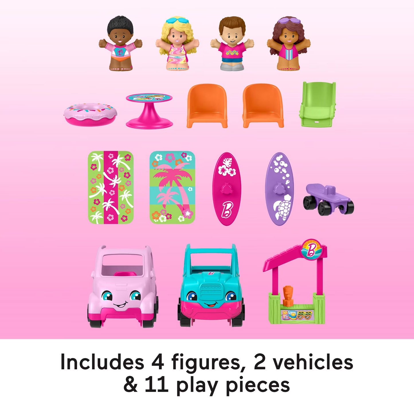 Little People Barbie Beach House Playset
