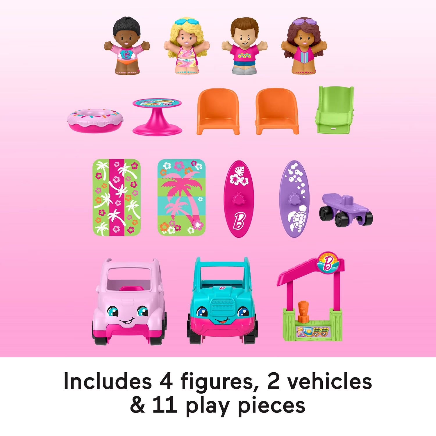 Little People Barbie Beach House Playset