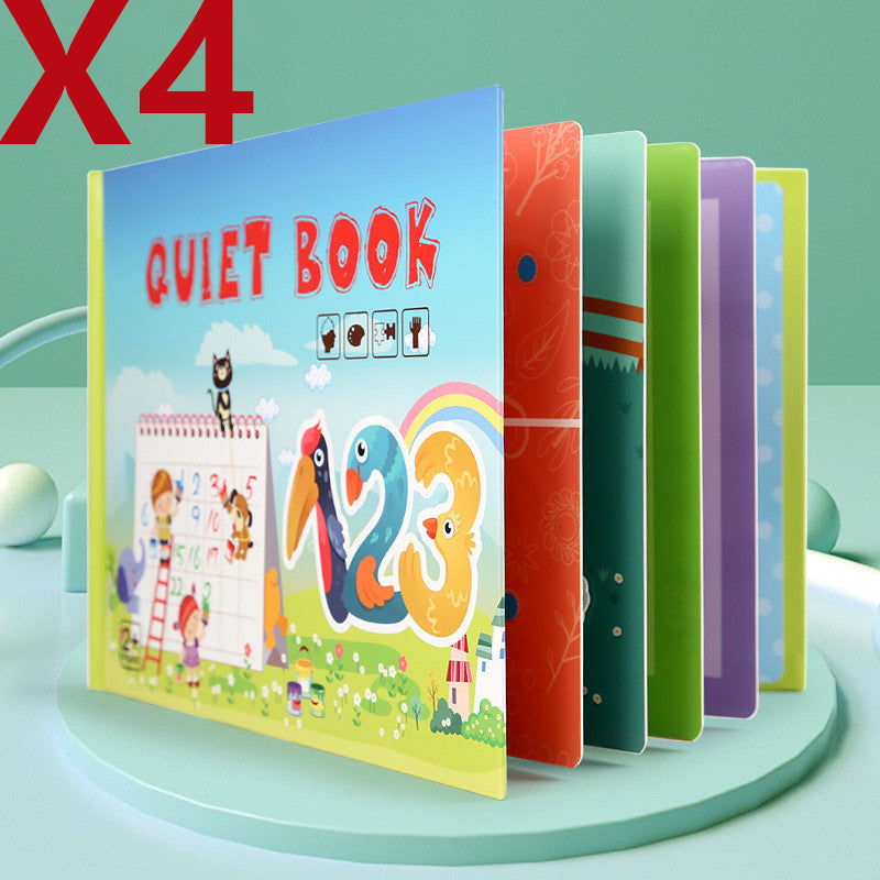 Children's Educational Wooden Books To Read