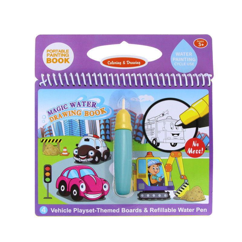 Children's Picture Books Water Painting Can Be Used Repeatedly  Water Sketch Book Kindergarten Painting Water Album Eight Bags