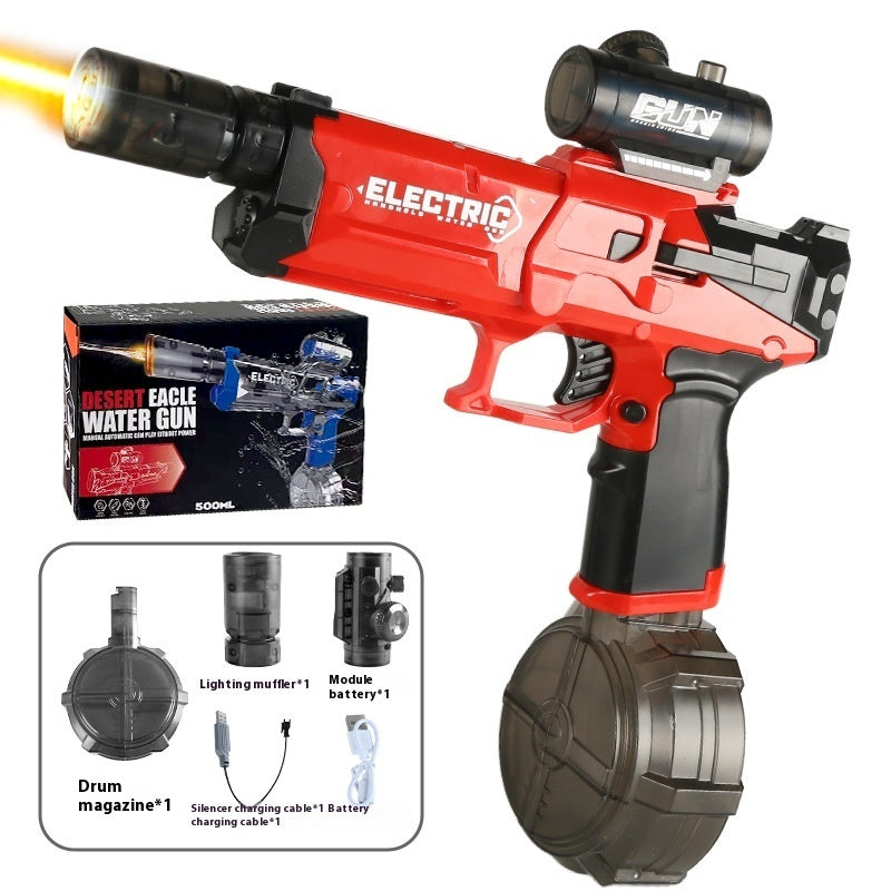 New Ice Mouse Ice Explosion Electric Water Gun Children's High-speed Continuous Hair Linkage Reloading Large Capacity Water Pistols Toy - LJ Enterprise