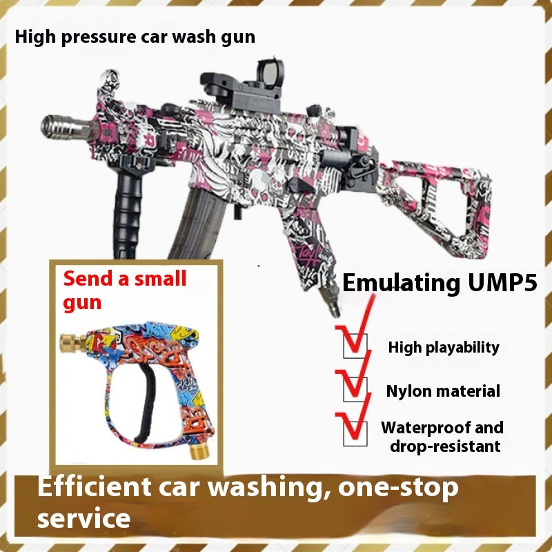 Internet Celebrity Simulation Car Wash High Pressure Water Gun UMP45 Universal For Merchants - LJ Enterprise