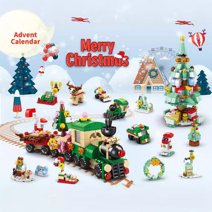 Christmas Blind Box Poking Hole Music Children Assembling