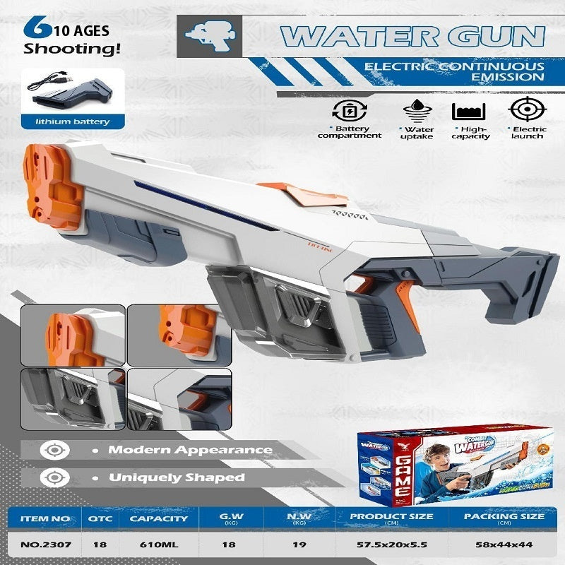AMT Water Gun Toy One-click       Long Range Water Gun - LJ Enterprise